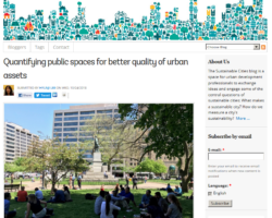 Quantifying Public Spaces for Better Quality of Urban Assets